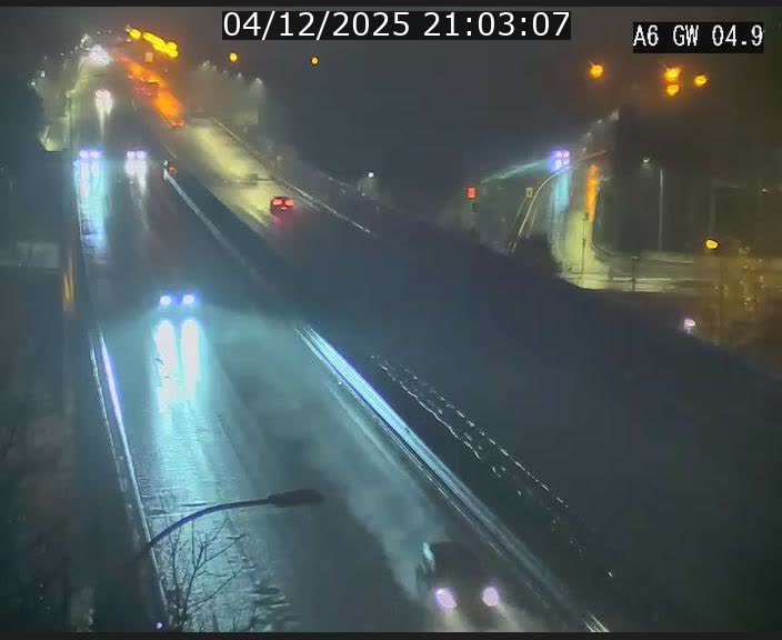 <h2>Traffic live webcam Luxembourg Croix de Cessange - A6 - BK 4.9 - direction Belgique</h2>
