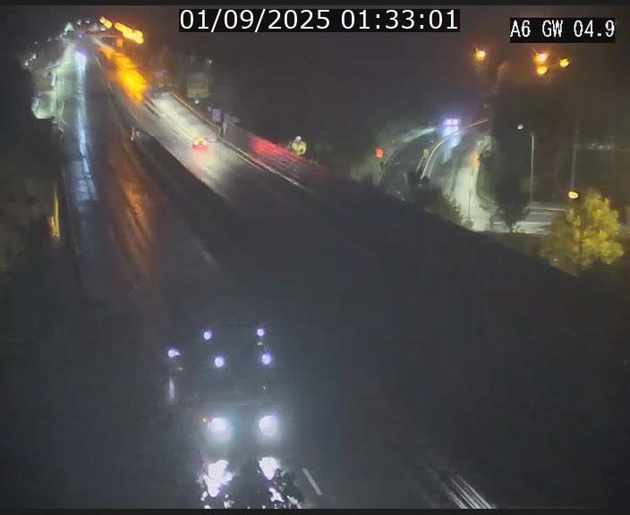 <h2>Traffic live webcam Luxembourg Croix de Cessange - A6 - BK 4.9 - direction Belgique</h2>