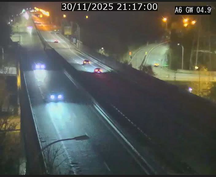 <h2>Traffic live webcam Luxembourg Croix de Cessange - A6 - BK 4.9 - direction Belgique</h2>