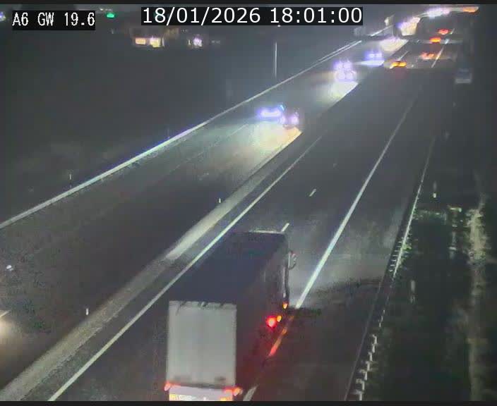 <h2>Traffic live webcam Luxembourg - Steinfort - A6 - BK 19.6 - direction Belgique</h2>