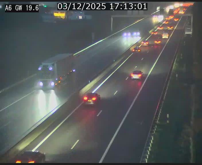 <h2>Traffic live webcam Luxembourg - Steinfort - A6 - BK 19.6 - direction Belgique</h2>