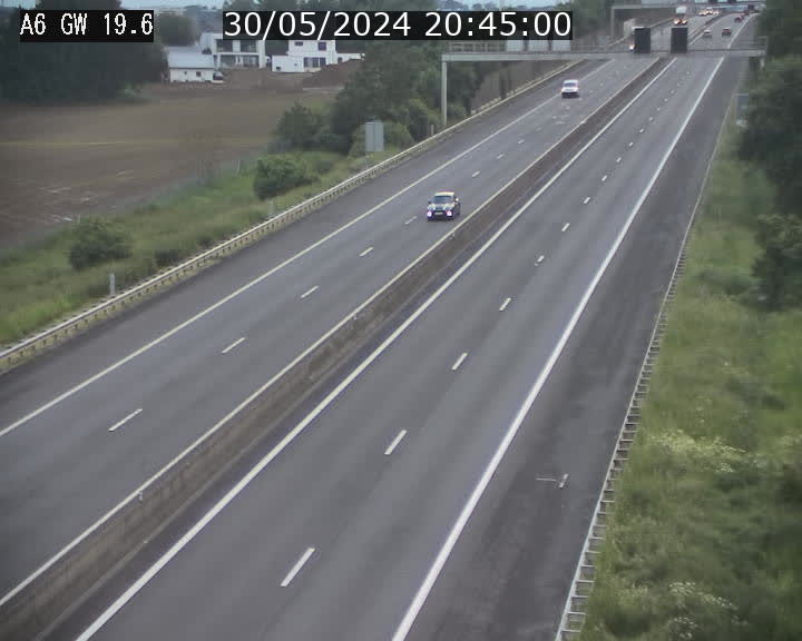 <h2>Traffic live webcam Luxembourg - Steinfort - A6 - BK 19.6 - direction Belgique</h2>