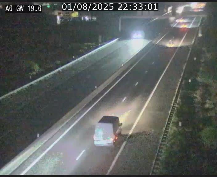 Traffic live webcam Luxembourg - Steinfort - A6 - BK 19.6 - direction Belgique