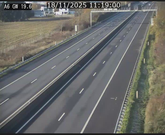 <h2>Traffic live webcam Luxembourg - Steinfort - A6 - BK 19.6 - direction Belgique</h2>
