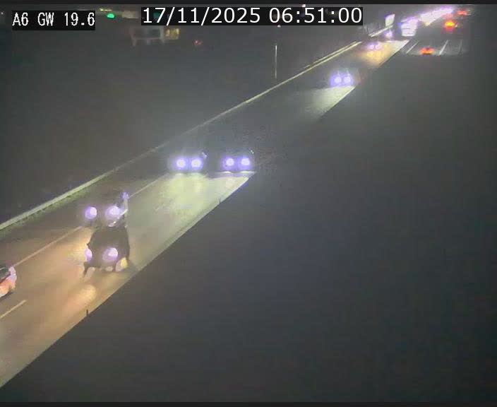 <h2>Traffic live webcam Luxembourg - Steinfort - A6 - BK 19.6 - direction Belgique</h2>