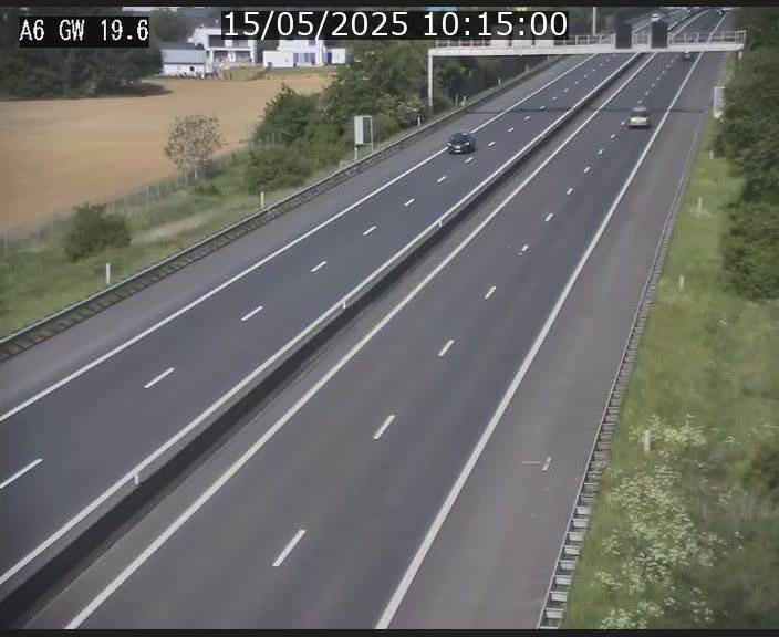 Traffic live webcam Luxembourg - Steinfort - A6 - BK 19.6 - direction Belgique