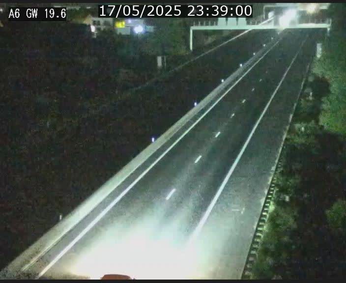 Traffic live webcam Luxembourg - Steinfort - A6 - BK 19.6 - direction Belgique