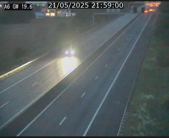 Traffic live webcam Luxembourg - Steinfort - A6 - BK 19.6 - direction Belgique
