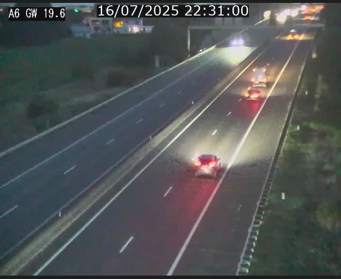 Traffic live webcam Luxembourg - Steinfort - A6 - BK 19.6 - direction Belgique