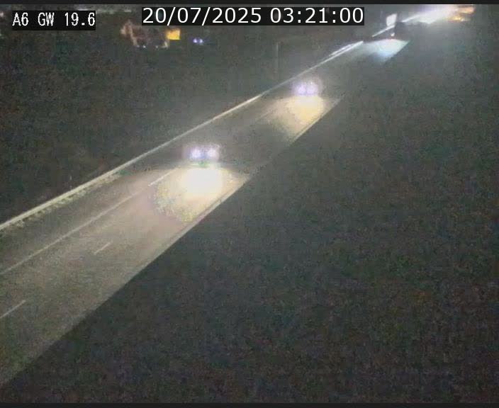 Traffic live webcam Luxembourg - Steinfort - A6 - BK 19.6 - direction Belgique