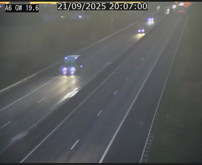Traffic live webcam Luxembourg - Steinfort - A6 - BK 19.6 - direction Belgique