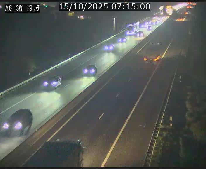 Traffic live webcam Luxembourg - Steinfort - A6 - BK 19.6 - direction Belgique