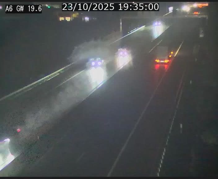 Traffic live webcam Luxembourg - Steinfort - A6 - BK 19.6 - direction Belgique
