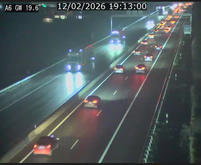 <h2>Traffic live webcam Luxembourg - Steinfort - A6 - BK 19.6 - direction Belgique</h2>
