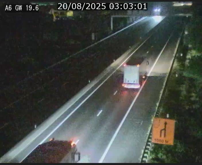 <h2>Traffic live webcam Luxembourg - Steinfort - A6 - BK 19.6 - direction Belgique</h2>