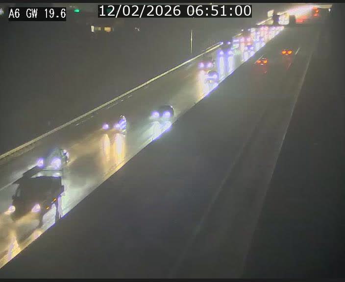 <h2>Traffic live webcam Luxembourg - Steinfort - A6 - BK 19.6 - direction Belgique</h2>