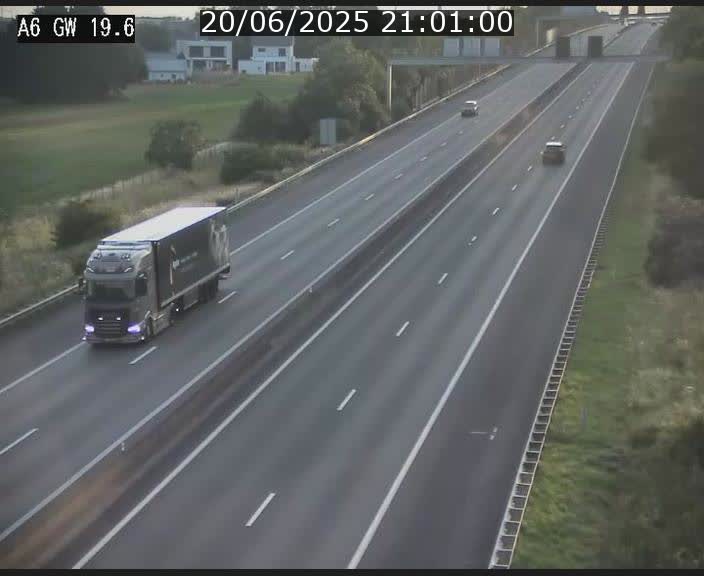 <h2>Traffic live webcam Luxembourg - Steinfort - A6 - BK 19.6 - direction Belgique</h2>