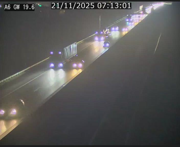 <h2>Traffic live webcam Luxembourg - Steinfort - A6 - BK 19.6 - direction Belgique</h2>