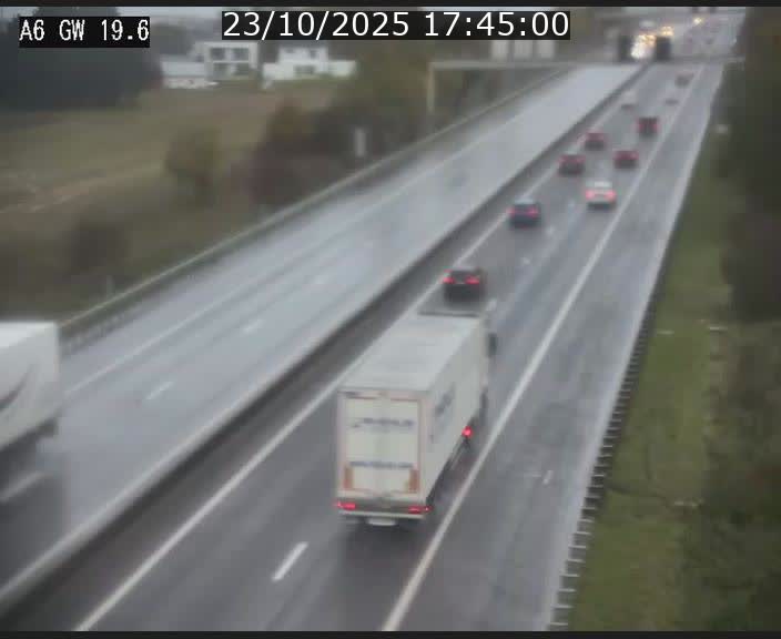 <h2>Traffic live webcam Luxembourg - Steinfort - A6 - BK 19.6 - direction Belgique</h2>