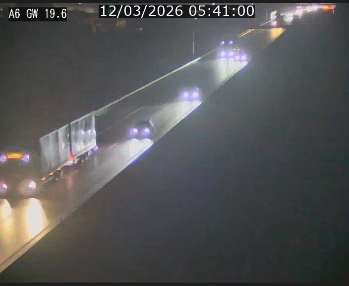 Traffic live webcam Luxembourg - Steinfort - A6 - BK 19.6 - direction Belgique