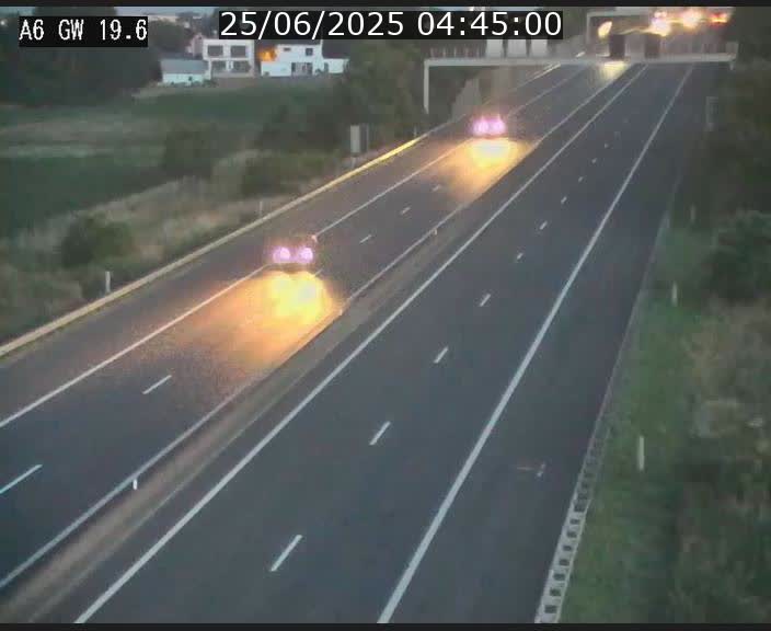 <h2>Traffic live webcam Luxembourg - Steinfort - A6 - BK 19.6 - direction Belgique</h2>