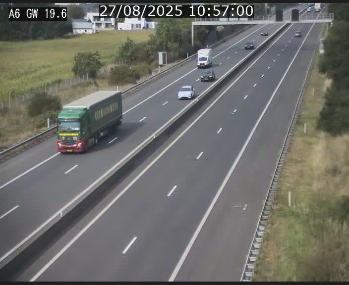 <h2>Traffic live webcam Luxembourg - Steinfort - A6 - BK 19.6 - direction Belgique</h2>