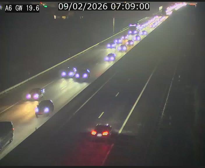 <h2>Traffic live webcam Luxembourg - Steinfort - A6 - BK 19.6 - direction Belgique</h2>