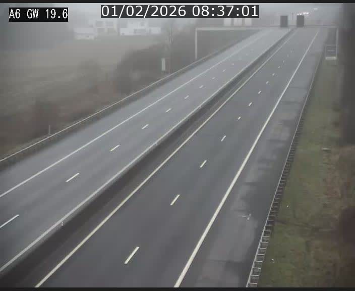 <h2>Traffic live webcam Luxembourg - Steinfort - A6 - BK 19.6 - direction Belgique</h2>