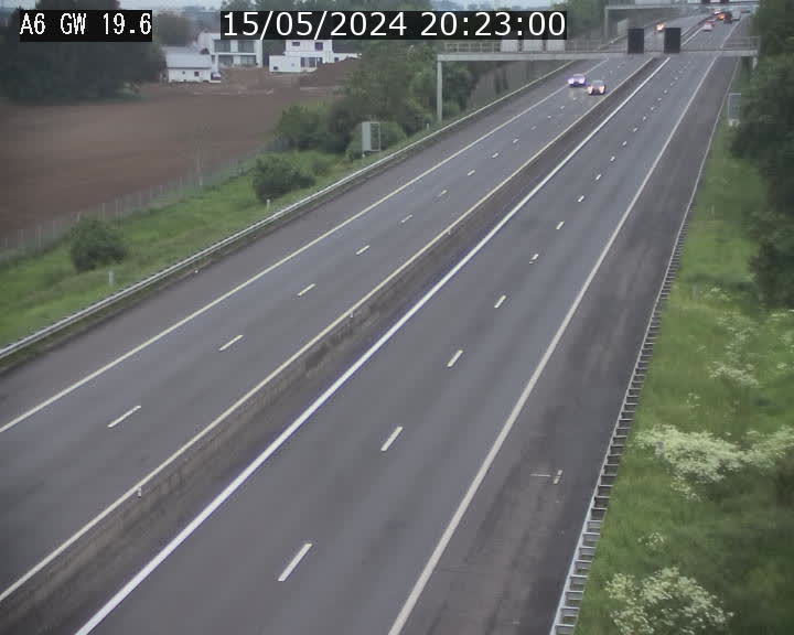 Traffic live webcam Luxembourg - Steinfort - A6 - BK 19.6 - direction Belgique