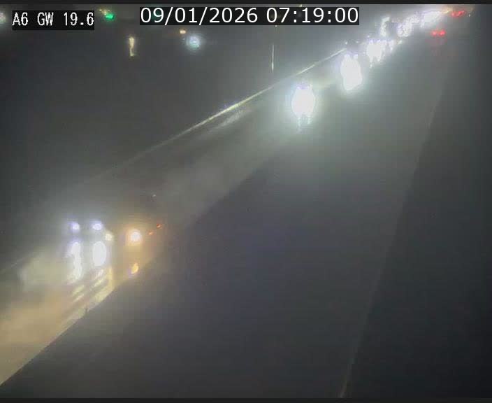 <h2>Traffic live webcam Luxembourg - Steinfort - A6 - BK 19.6 - direction Belgique</h2>