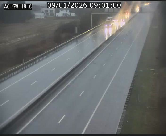<h2>Traffic live webcam Luxembourg - Steinfort - A6 - BK 19.6 - direction Belgique</h2>