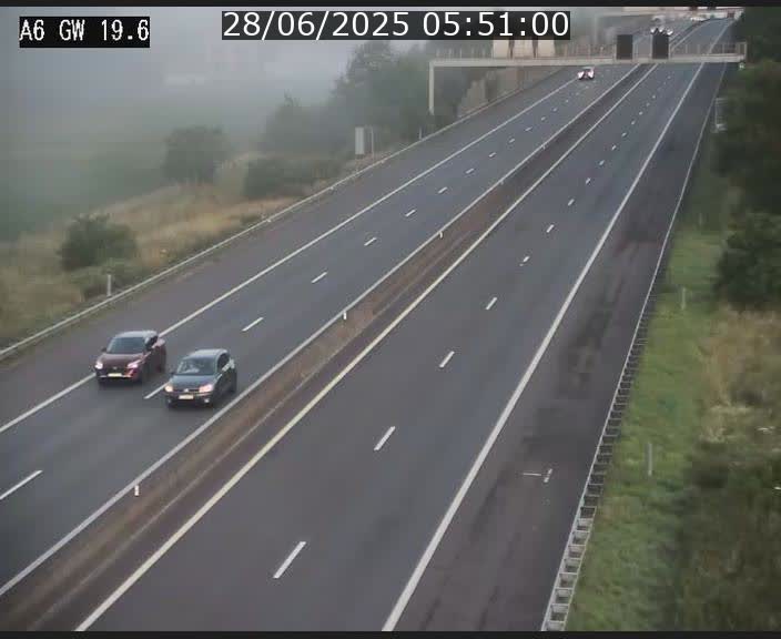 <h2>Traffic live webcam Luxembourg - Steinfort - A6 - BK 19.6 - direction Belgique</h2>