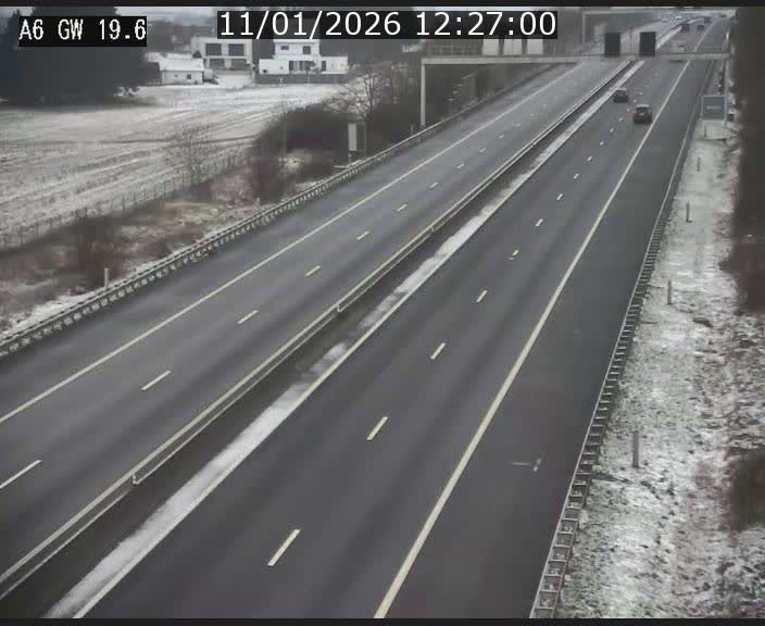 <h2>Traffic live webcam Luxembourg - Steinfort - A6 - BK 19.6 - direction Belgique</h2>