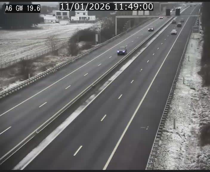 <h2>Traffic live webcam Luxembourg - Steinfort - A6 - BK 19.6 - direction Belgique</h2>