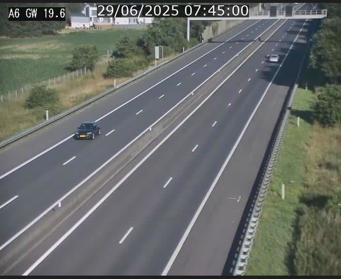<h2>Traffic live webcam Luxembourg - Steinfort - A6 - BK 19.6 - direction Belgique</h2>