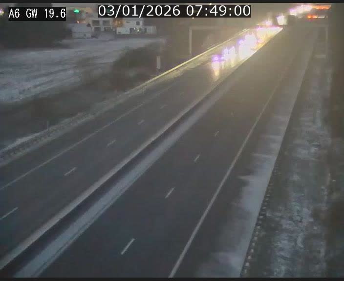 <h2>Traffic live webcam Luxembourg - Steinfort - A6 - BK 19.6 - direction Belgique</h2>