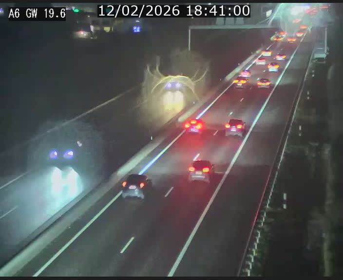 <h2>Traffic live webcam Luxembourg - Steinfort - A6 - BK 19.6 - direction Belgique</h2>