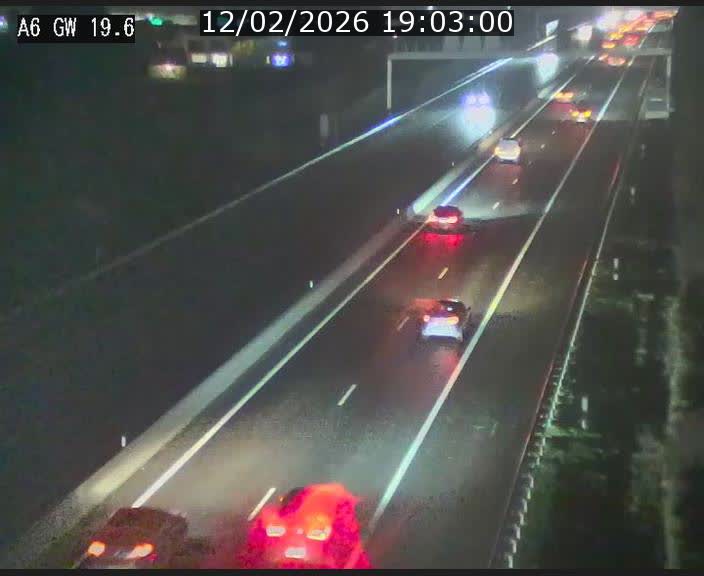 <h2>Traffic live webcam Luxembourg - Steinfort - A6 - BK 19.6 - direction Belgique</h2>