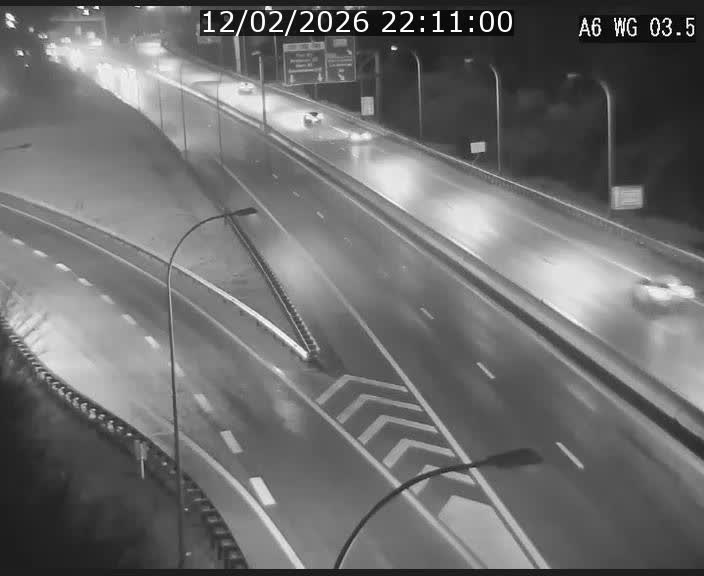 <h2>Traffic live webcam Luxembourg - Croix de Cessange - A6 - BK 3.5 - direction France/Allemagne</h2>