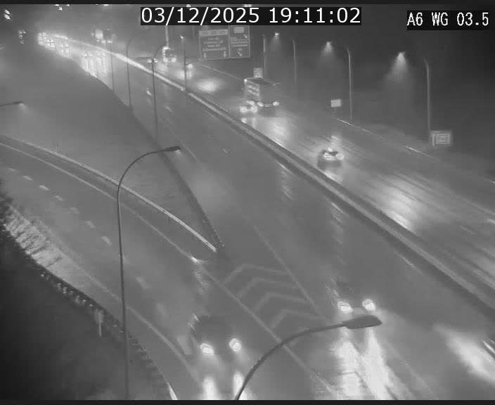 <h2>Traffic live webcam Luxembourg - Croix de Cessange - A6 - BK 3.5 - direction France/Allemagne</h2>