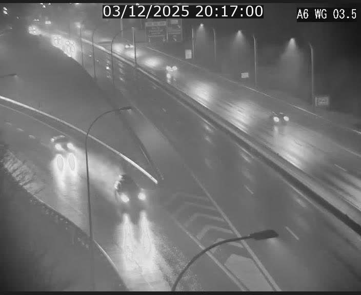 <h2>Traffic live webcam Luxembourg - Croix de Cessange - A6 - BK 3.5 - direction France/Allemagne</h2>