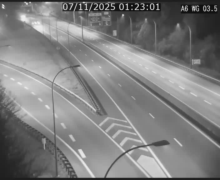<h2>Traffic live webcam Luxembourg - Croix de Cessange - A6 - BK 3.5 - direction France/Allemagne</h2>