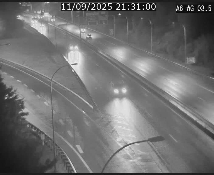 <h2>Traffic live webcam Luxembourg - Croix de Cessange - A6 - BK 3.5 - direction France/Allemagne</h2>