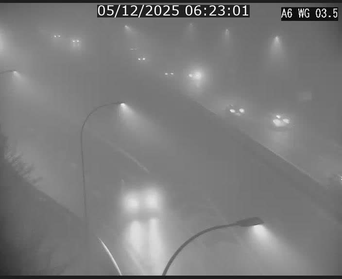 <h2>Traffic live webcam Luxembourg - Croix de Cessange - A6 - BK 3.5 - direction France/Allemagne</h2>