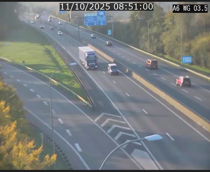 <h2>Traffic live webcam Luxembourg - Croix de Cessange - A6 - BK 3.5 - direction France/Allemagne</h2>