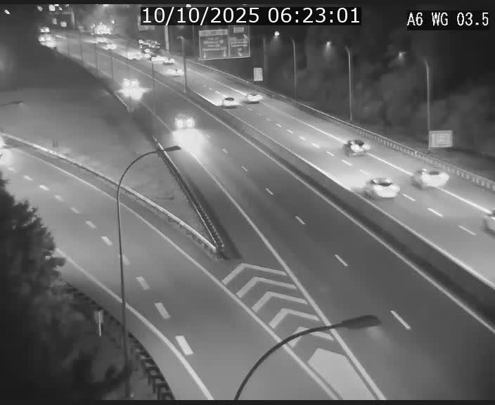 <h2>Traffic live webcam Luxembourg - Croix de Cessange - A6 - BK 3.5 - direction France/Allemagne</h2>