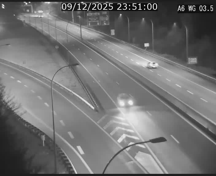 <h2>Traffic live webcam Luxembourg - Croix de Cessange - A6 - BK 3.5 - direction France/Allemagne</h2>
