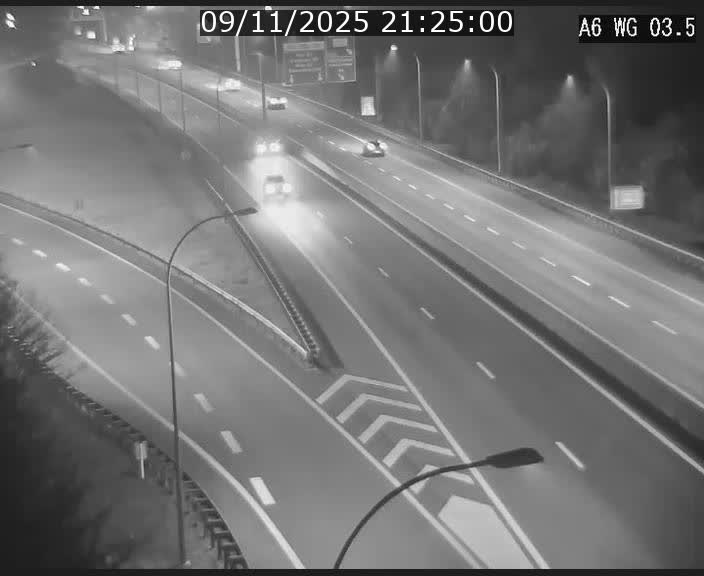 <h2>Traffic live webcam Luxembourg - Croix de Cessange - A6 - BK 3.5 - direction France/Allemagne</h2>