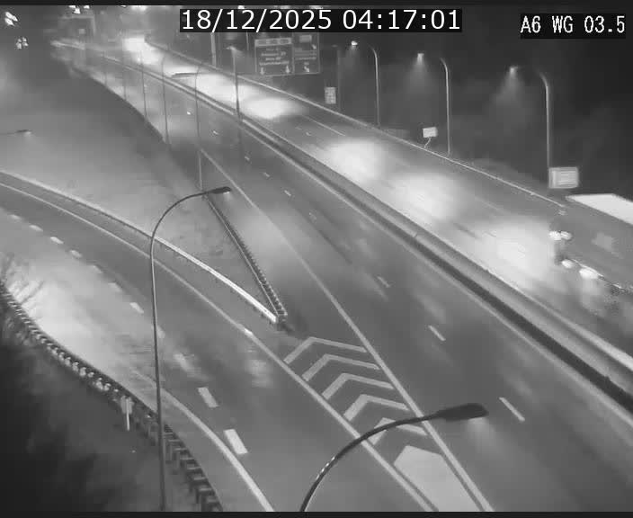 <h2>Traffic live webcam Luxembourg - Croix de Cessange - A6 - BK 3.5 - direction France/Allemagne</h2>