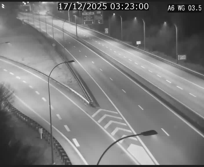 <h2>Traffic live webcam Luxembourg - Croix de Cessange - A6 - BK 3.5 - direction France/Allemagne</h2>